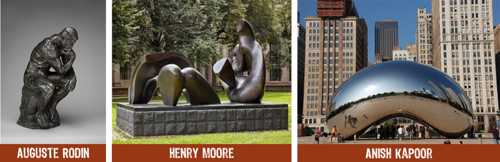 World Famous Sculptures.